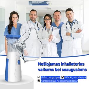Elektrinis nešiojamas inhaliatorius