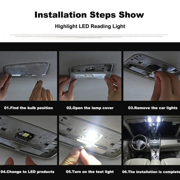Baltos spalvos LED Salono apšvietimas - Image 4